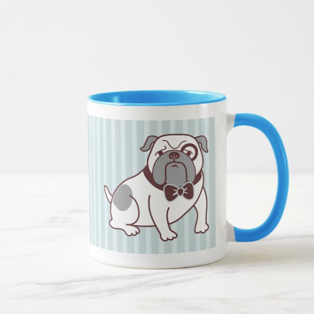 Bulldog Mug by Fluff (Right)