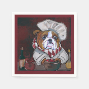Bulldog  napkin