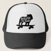 Bulldog on Board | Skateboarding Dog Silhouette