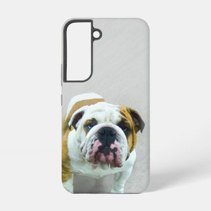 Bulldog Painting - Cute Original Dog Art Samsung Galaxy Case