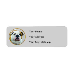 Bulldog Painting - Joli art original chien