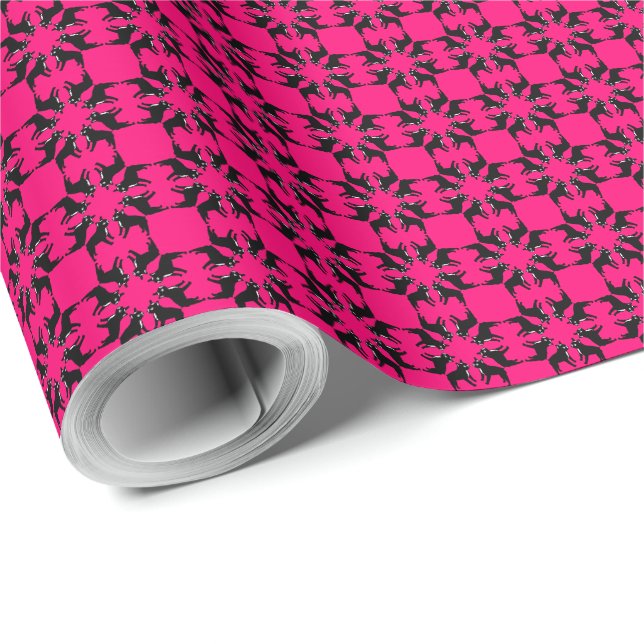 Bulldog Pattern Wrapping Paper (Roll Corner)