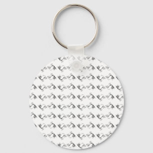 Bulldog Patterns Keychain
