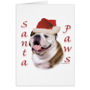 Bulldog Père Noël Paws