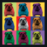 Bulldog Pop Art Poster<br><div class="desc">Bulldog Pop Art Poster</div>