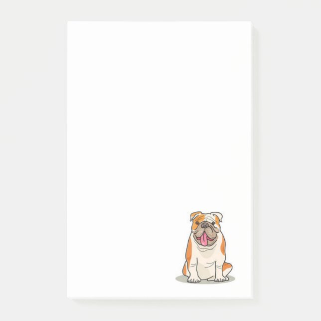 Bulldog Post-it Notes (Front)