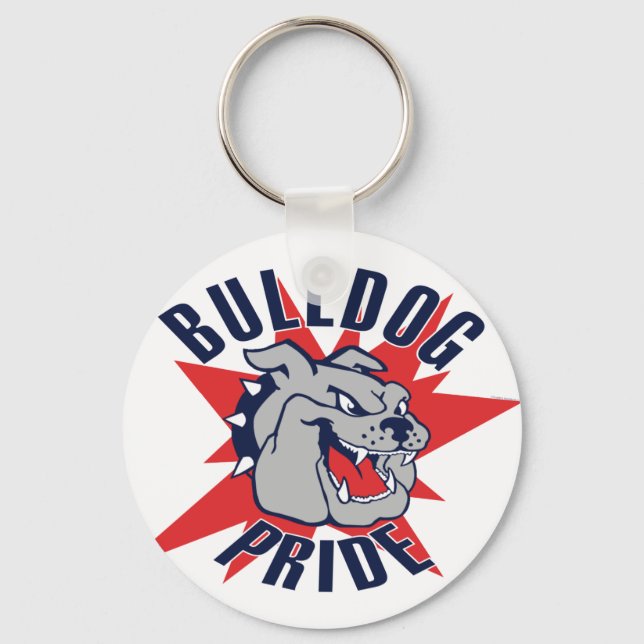 Bulldog Pride Keychain (Front)