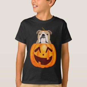 Bulldog Pumpkin     T-Shirt