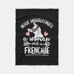 Bulldog Quote For Your Frenchie Wife  Fleece Blanket