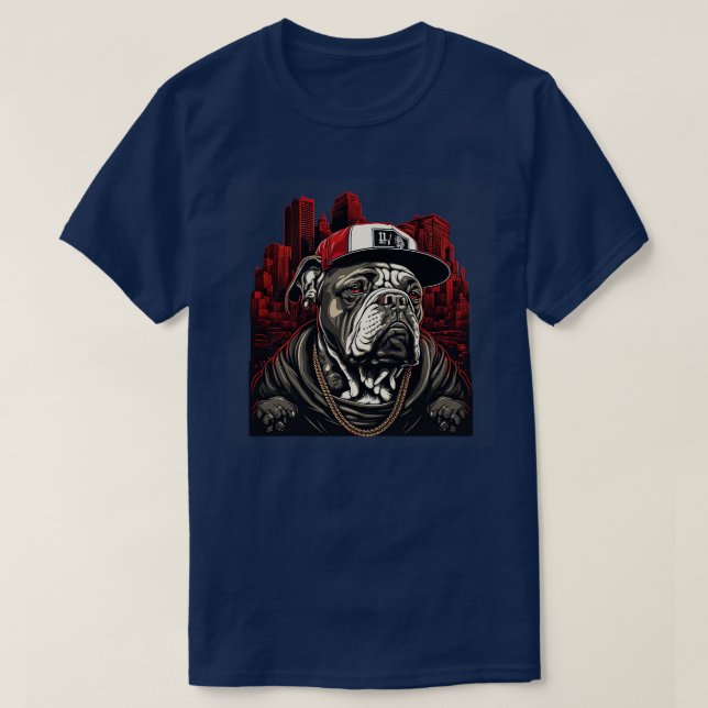 Bulldog Rapper T-Shirt (Design Front)