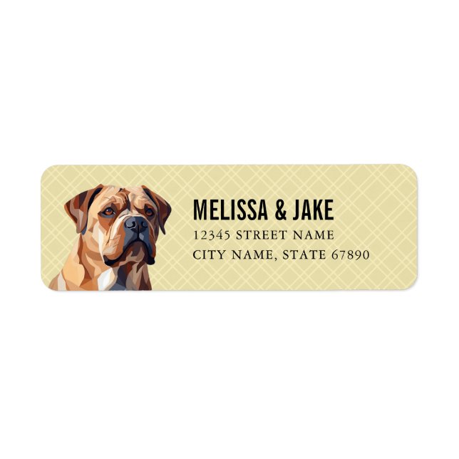 Bulldog Return Address Labels (Front)