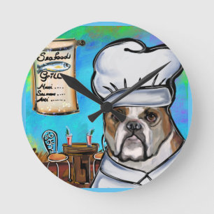Bulldog              round clock
