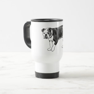 Bulldog Sip, Dot Travel Mug