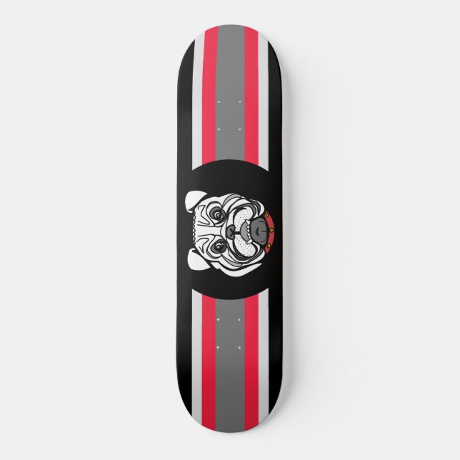 Bulldog Skateboard (Front)