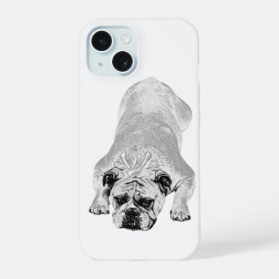 Bulldog Soothing Winter Mood iPhone 15 Case