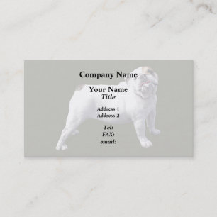 Bulldog Standing Tall Business Card