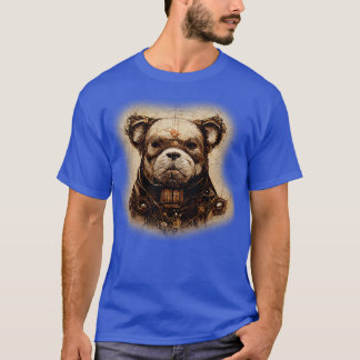 Bulldog Surreal Steampunk Artwork Dog Lover 1 T-Shirt
