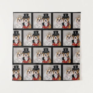 Bulldog tapestry