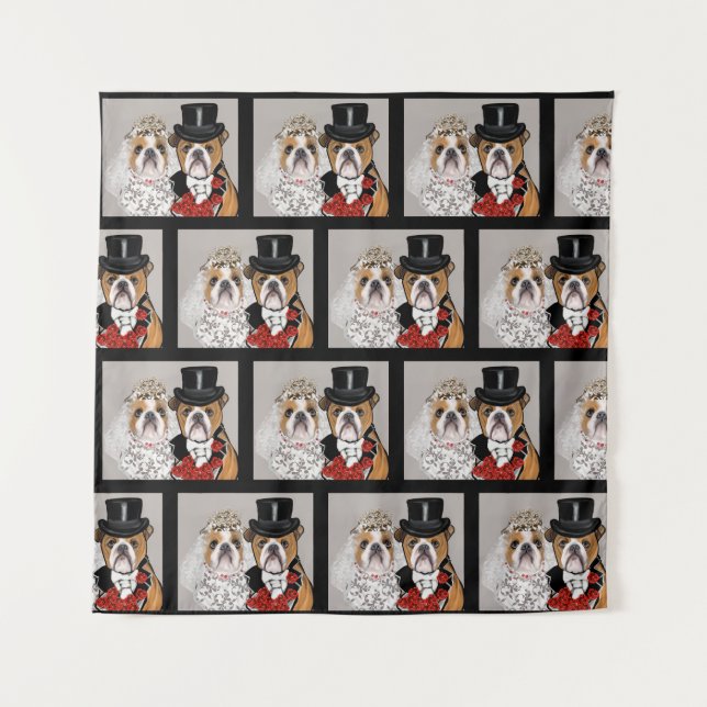 Bulldog           tapestry (Front)