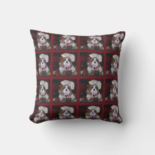 Bulldog throw pillow