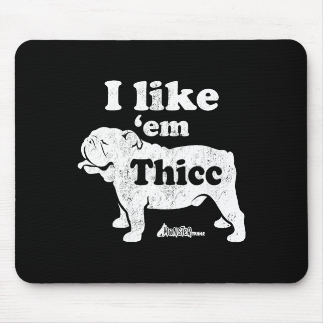 Bulldog Top  Mouse Pad (Front)