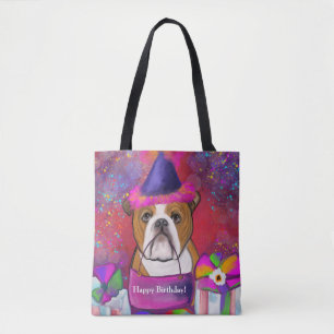 Bulldog     tote bag