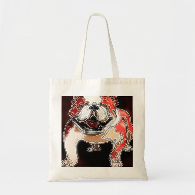 Bulldog Tote Bag (Front)