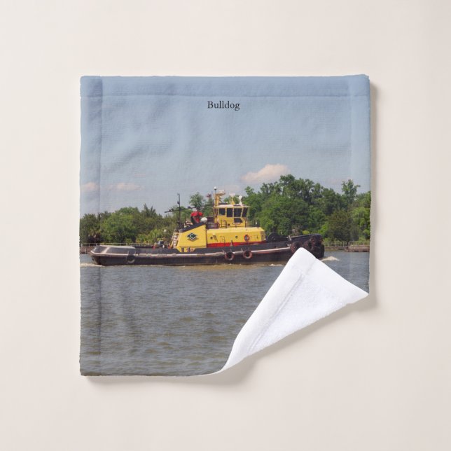 Bulldog towel set (Wash Cloth)