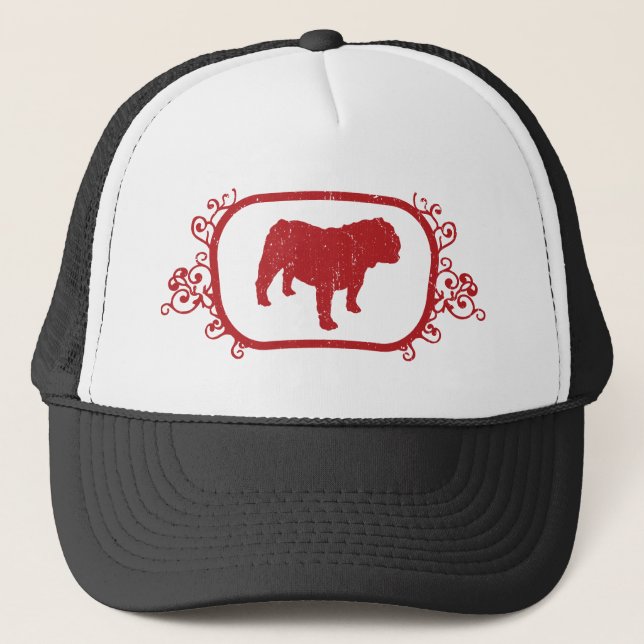 Bulldog Trucker Hat (Front)