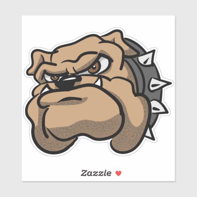 Bulldog Vinyl Sticker (Sheet)