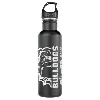 Bulldog Water Bottle 24oz !!!