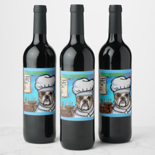 Bulldog              wine label