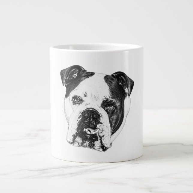 Bulldog Winter Morning Mug (Devant)