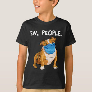 Bulldog With Mask T-Shirt