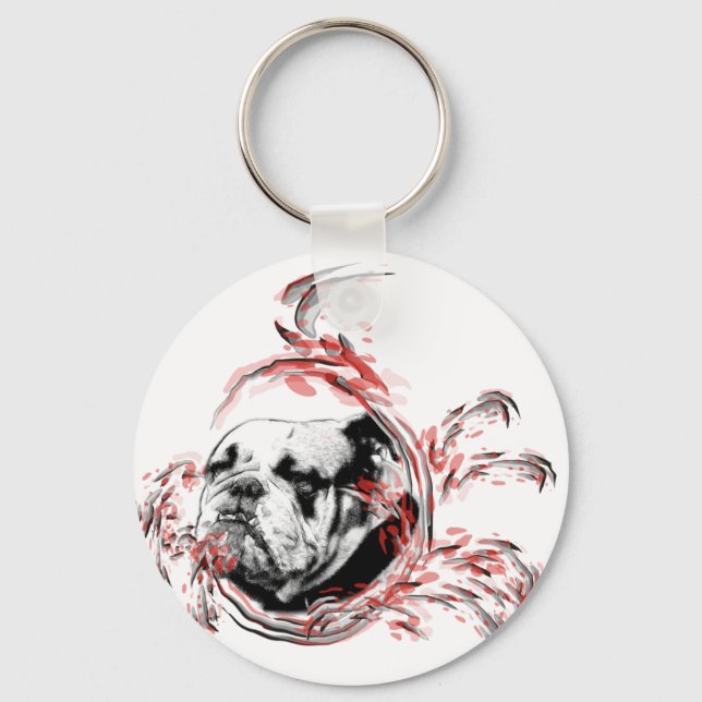 bulldogge keychain (Front)