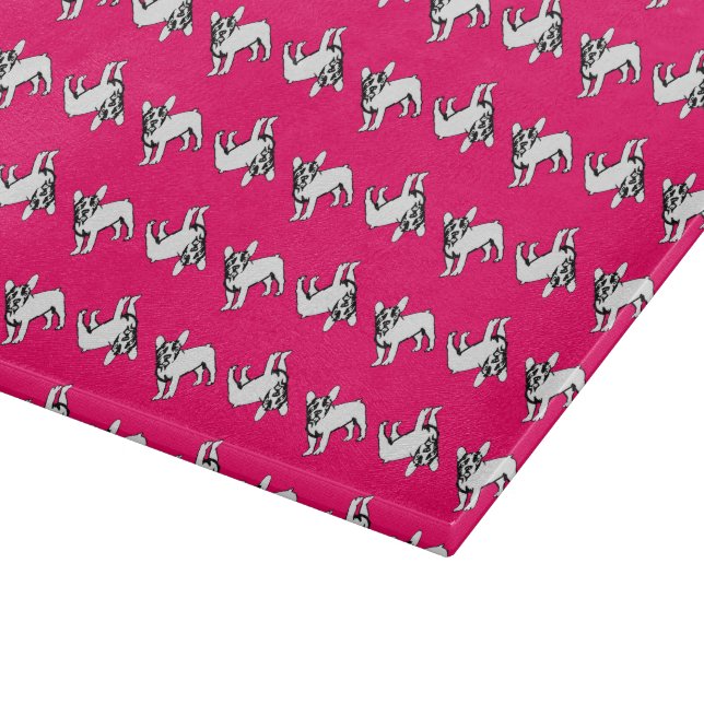 Bulldogs glasboard cutting board (Corner)