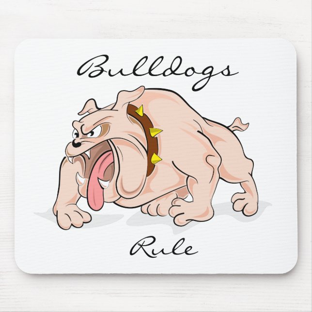 Bulldogs Rule  Mousepad (Front)
