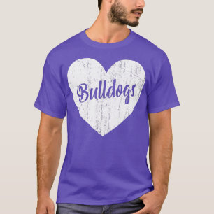 Bulldogs School Sports Fan Team Spirit Mascot T-Shirt