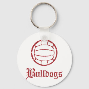 Bulldogs Volleyball Keychain