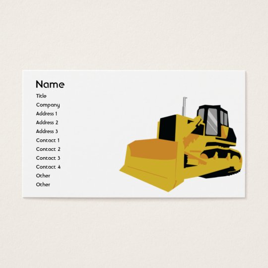 Bulldozer - Business Business Card