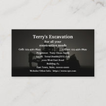 Bulldozer Business Card