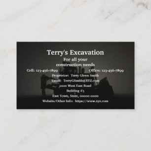 Bulldozer Business Card