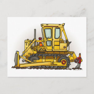 Bulldozer Dozer Post Card