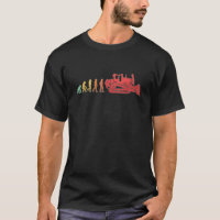 Bulldozer Evolution Retro Construction Vehicles Bu