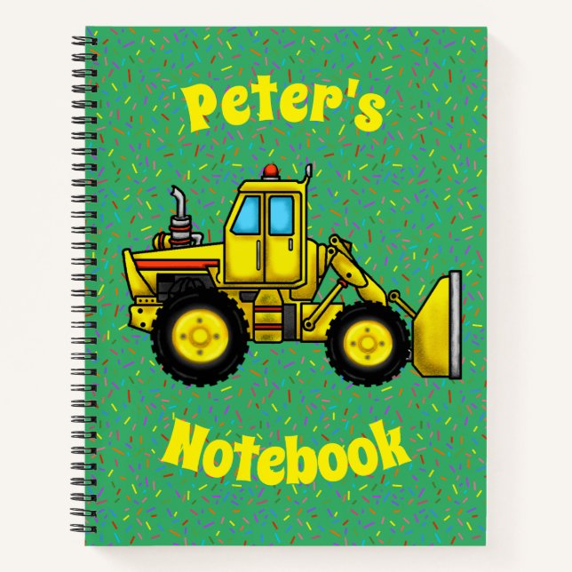 Bulldozer Notebook (Front)