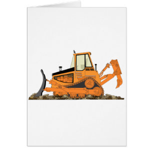 Bulldozer orange