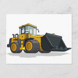 Bulldozer Postcard