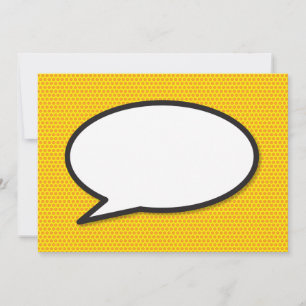 Bulle de dialogue de bande dessinée Pop Art Merci