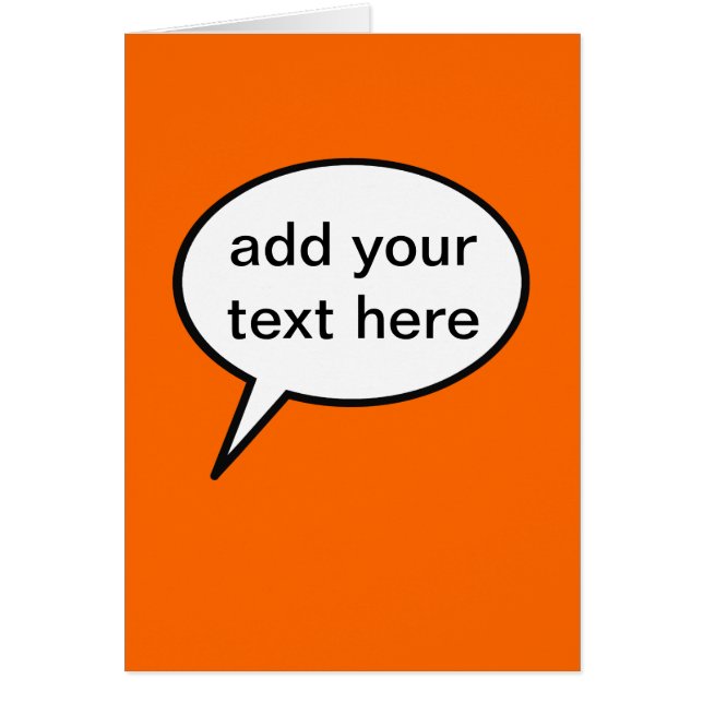 bulle de discours personnalisable (Devant)