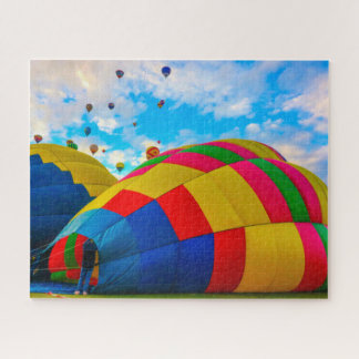 Bulle gonflable à air chaud puzzle